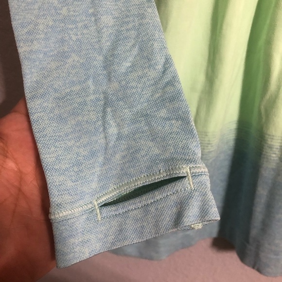 Ivivva Lululemon Officially Awesome Ombré green blue Dress - Picture 6 of 9